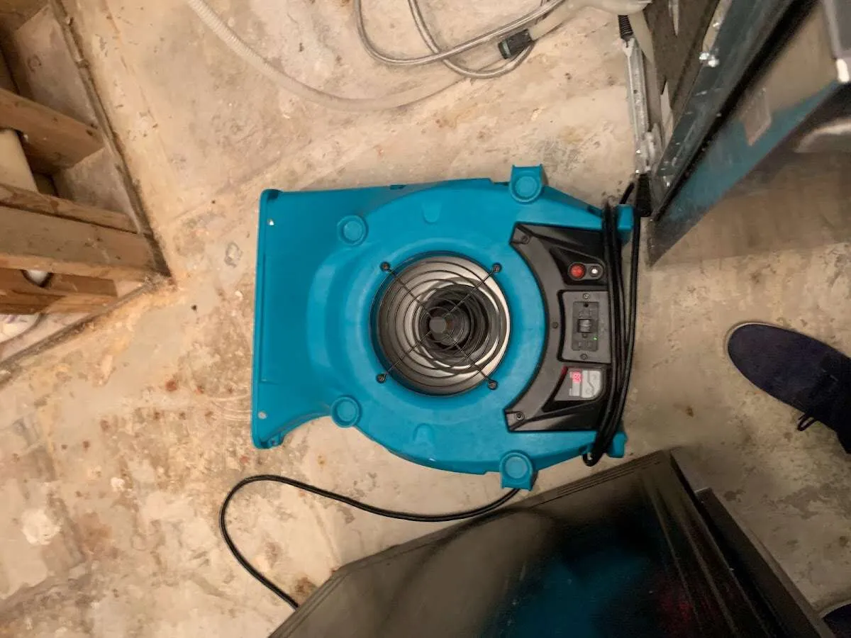 Air mover drying equipment for Mold Remediation & Removal in Hopkinton